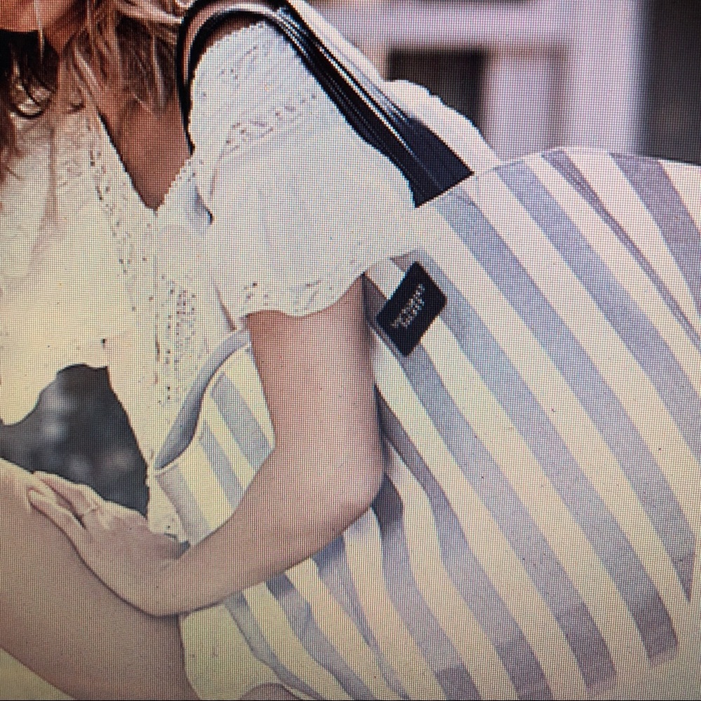 Victoria’s Secret striped tote